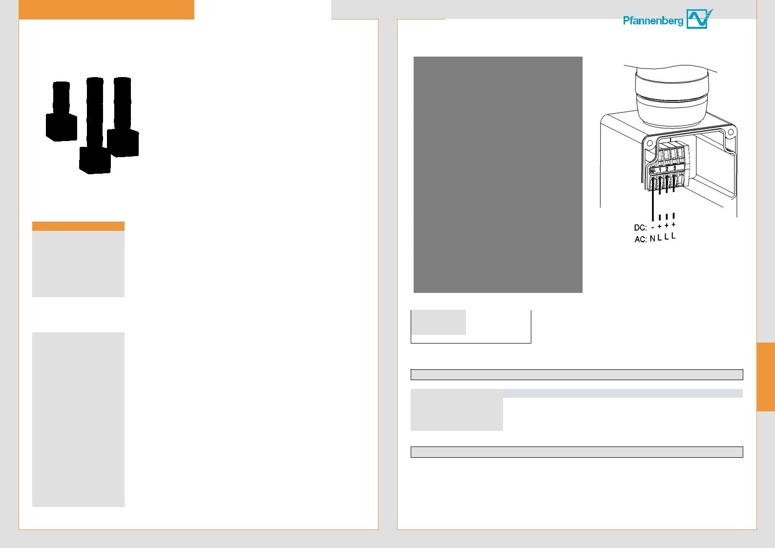 Pfannenberg BR 50-LED 3G/3D Catalog Page