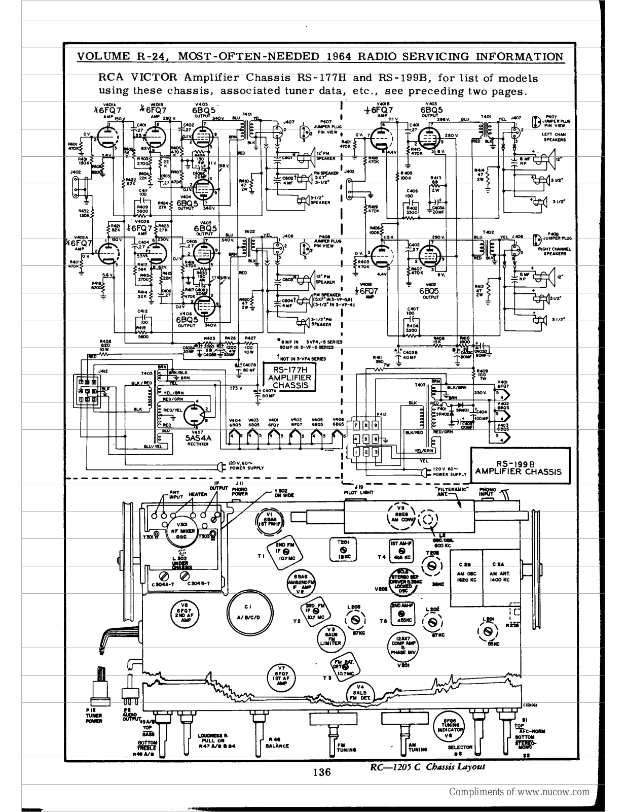 RCA RC-1205C Schematic