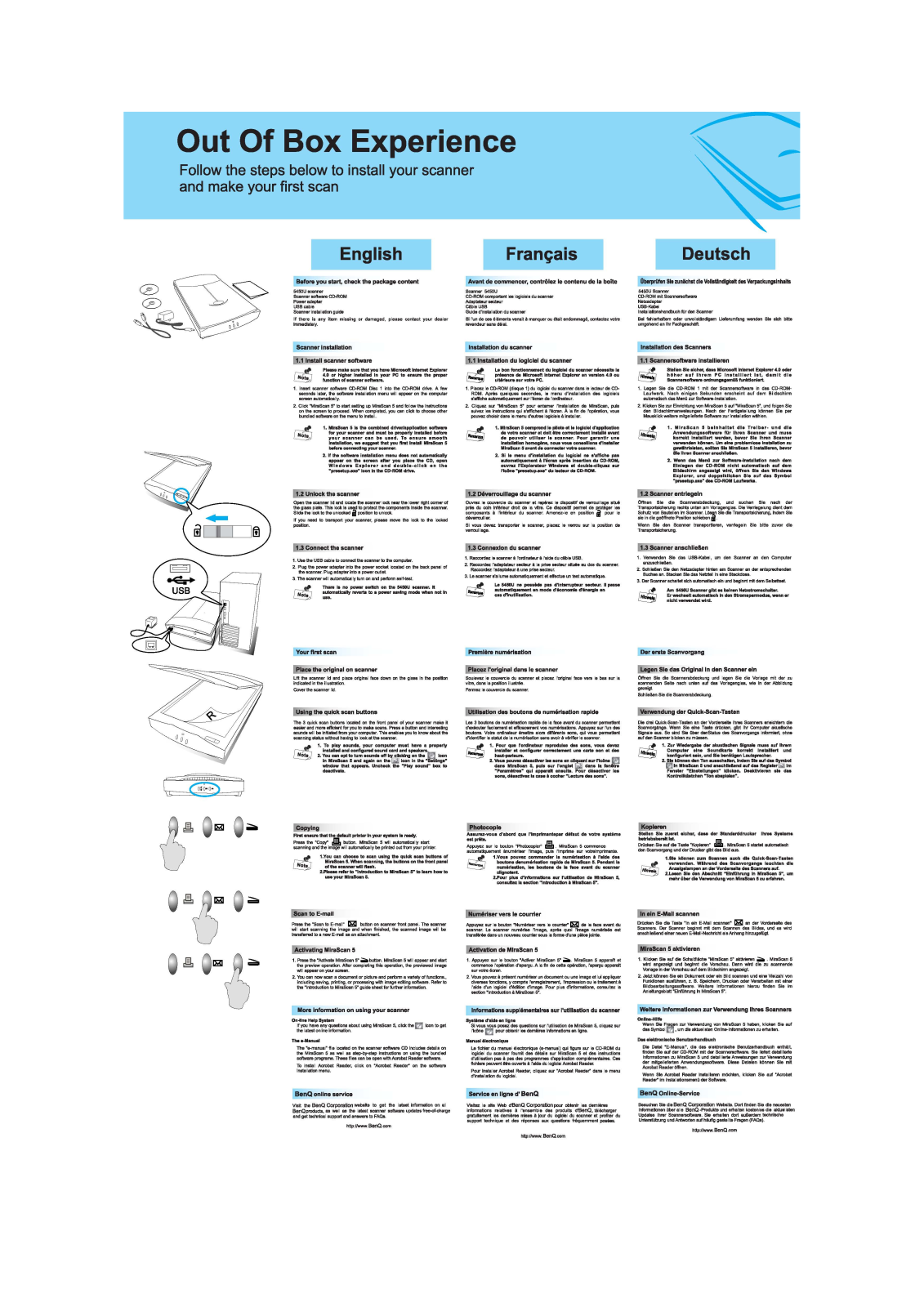 BENQ 5450U User Manual