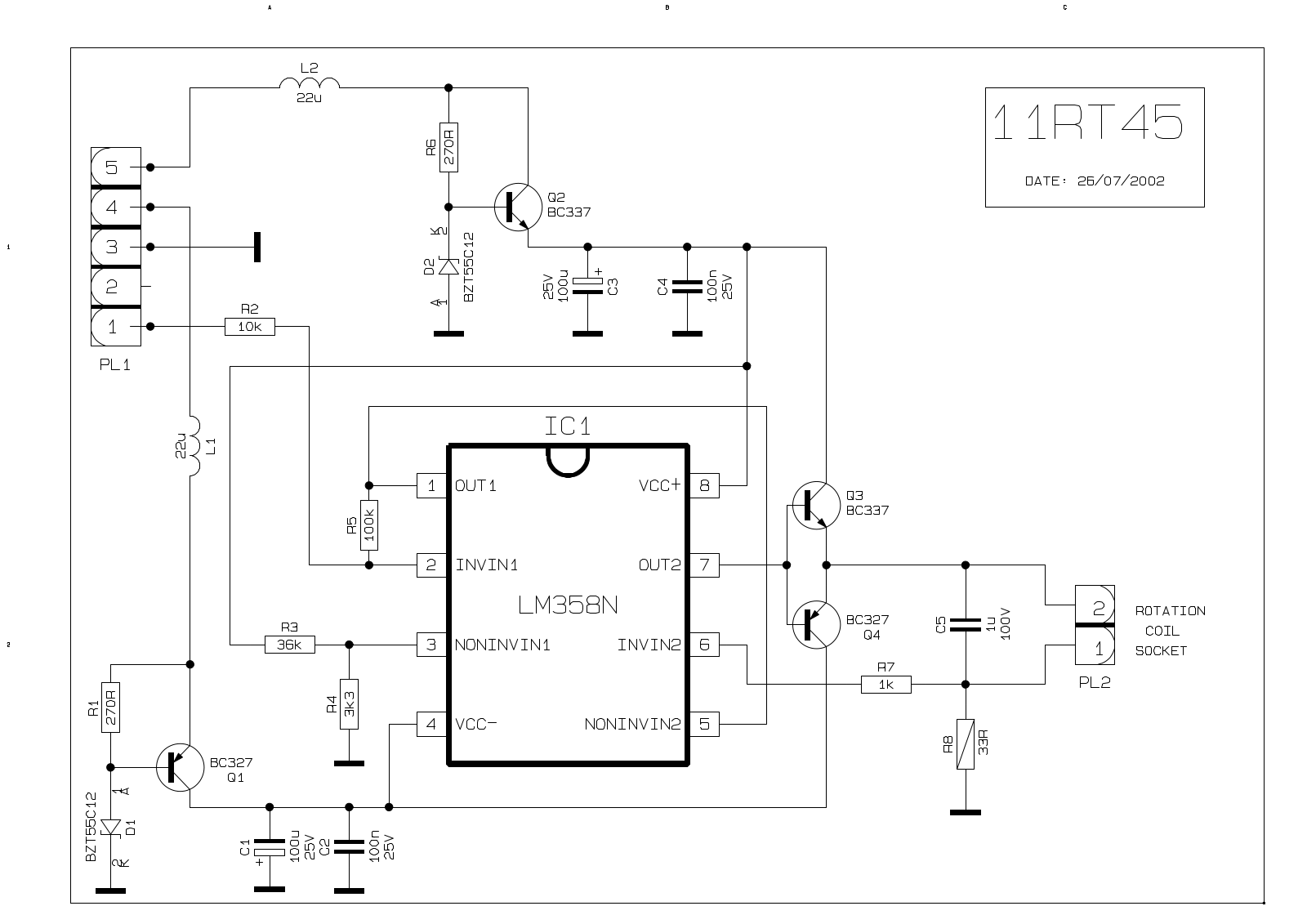 Vestel 11RT45-1 schematic