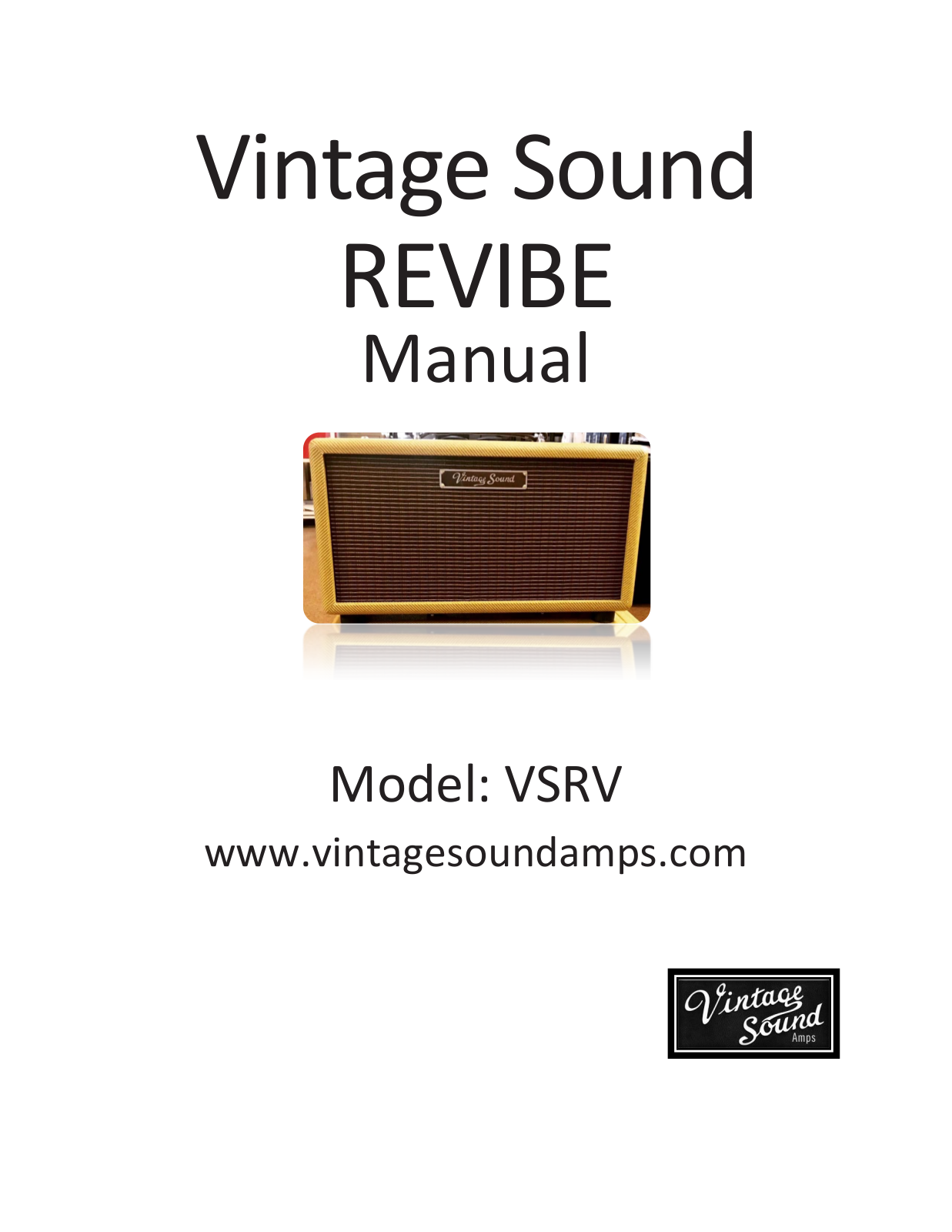 Vintage Sound REVIBE VSRV User Manual