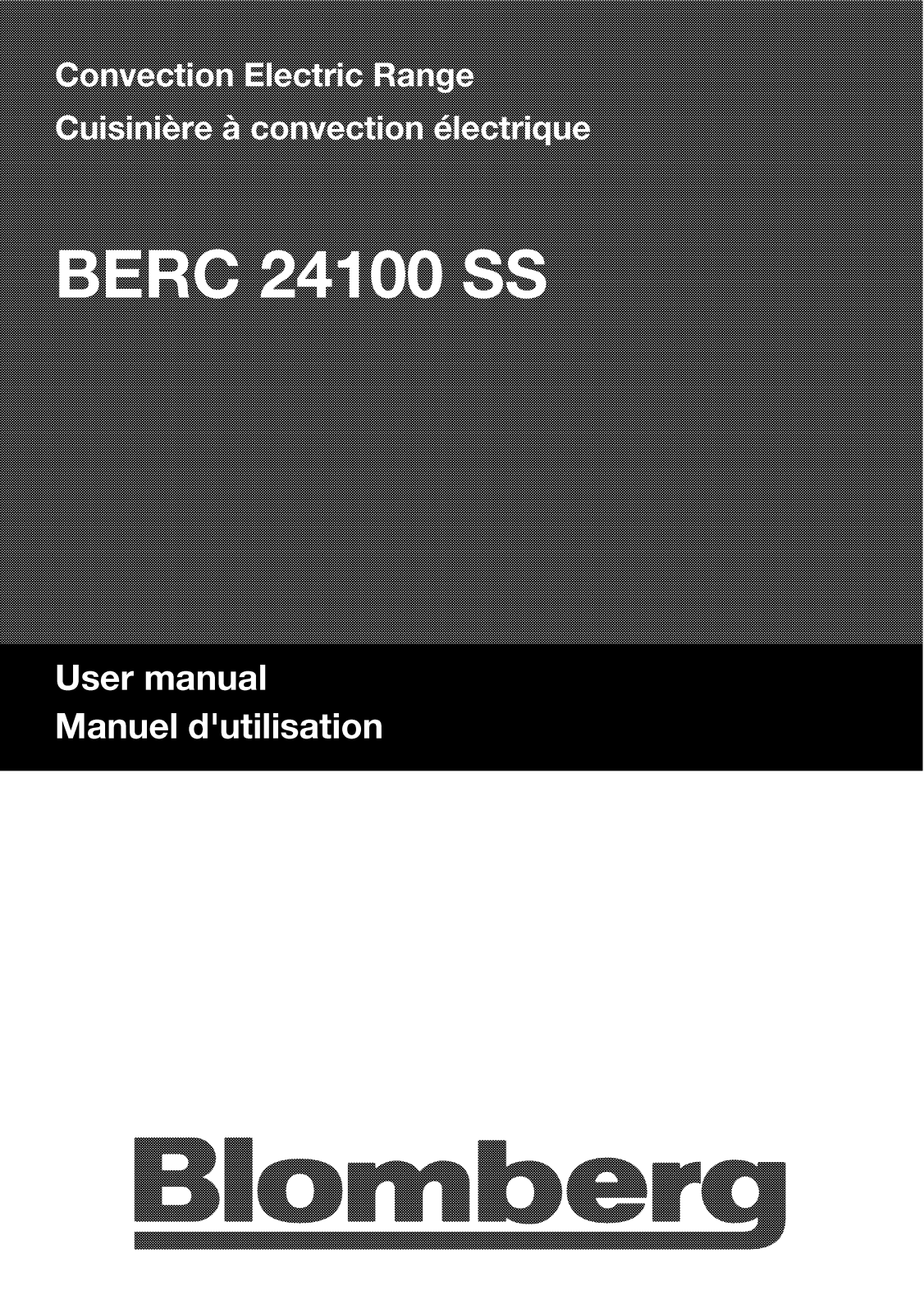 Blomberg 24100 SS User Manual