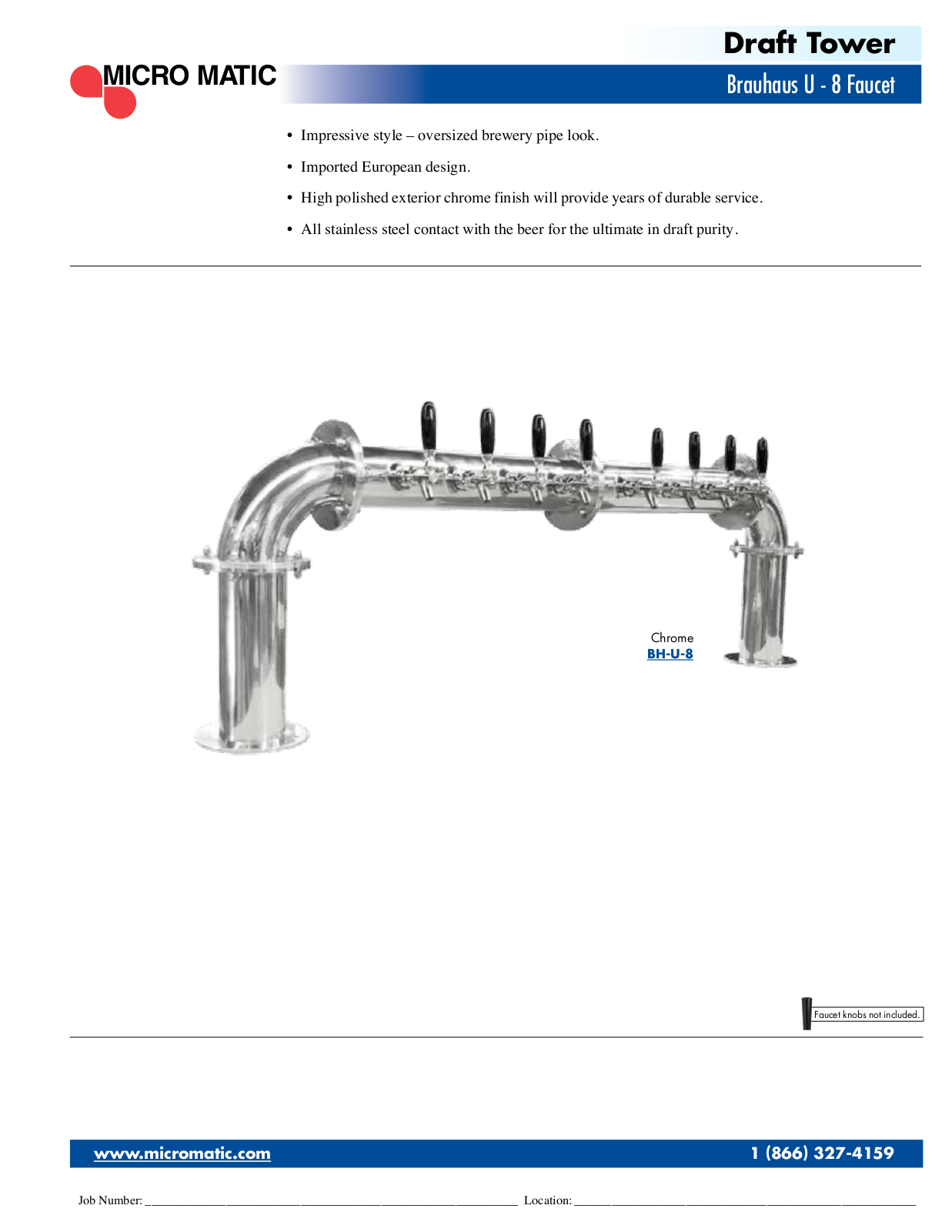 Micro Matic BH-U-8 User Manual