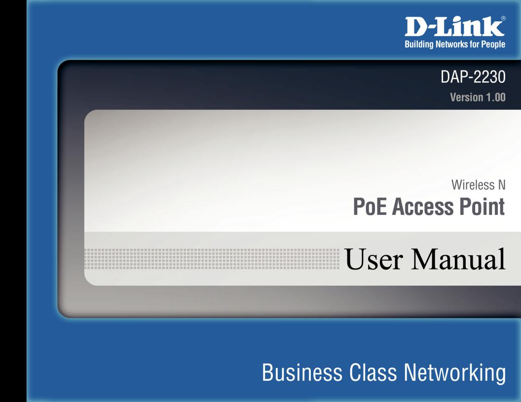 D-link DAP-2230 User Manual