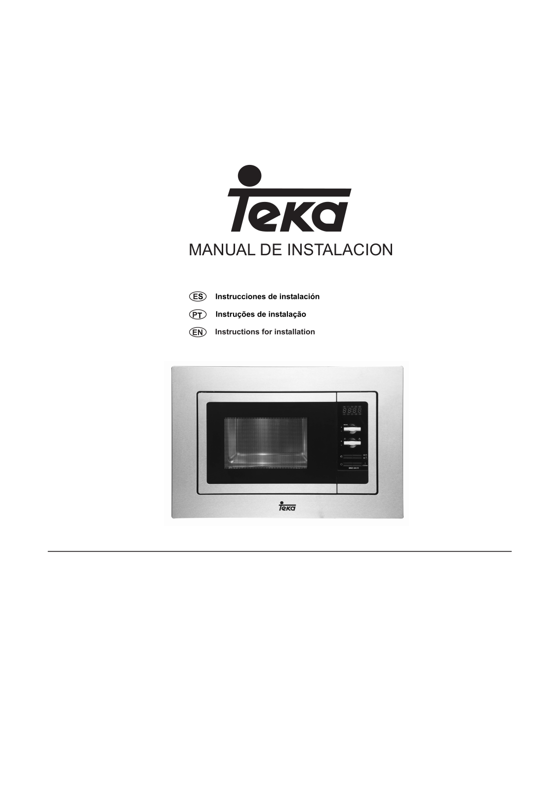 Teka MWE 205 FI User Manual