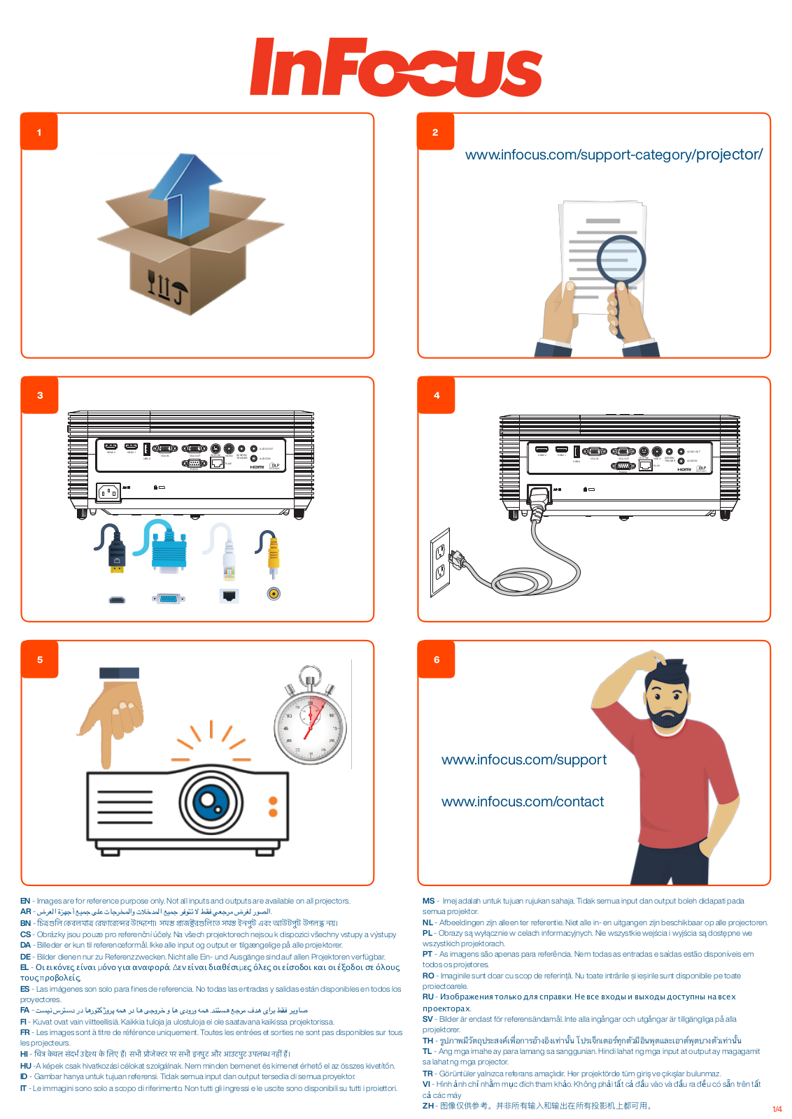 InFocus IN114BBST operation manual