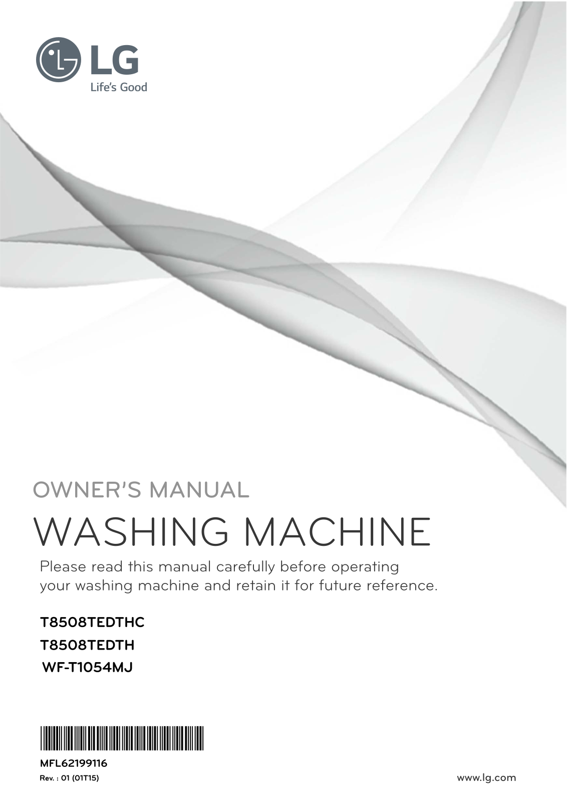 LG WF-T1054MJ Owner’s Manual