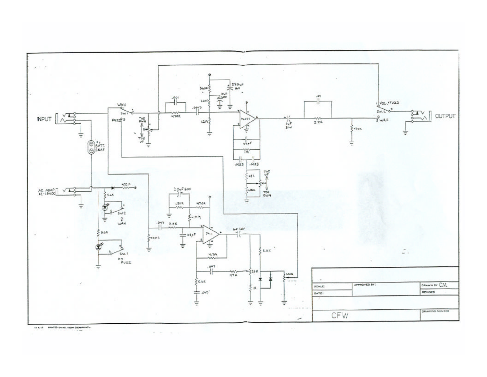 Morley Pedals CFWES User Manual