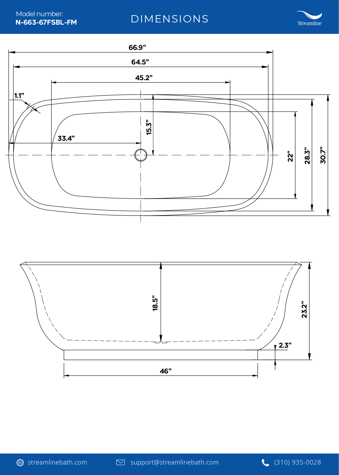 Streamline Bath SLBH7922 Specifications - ManualMachine.com