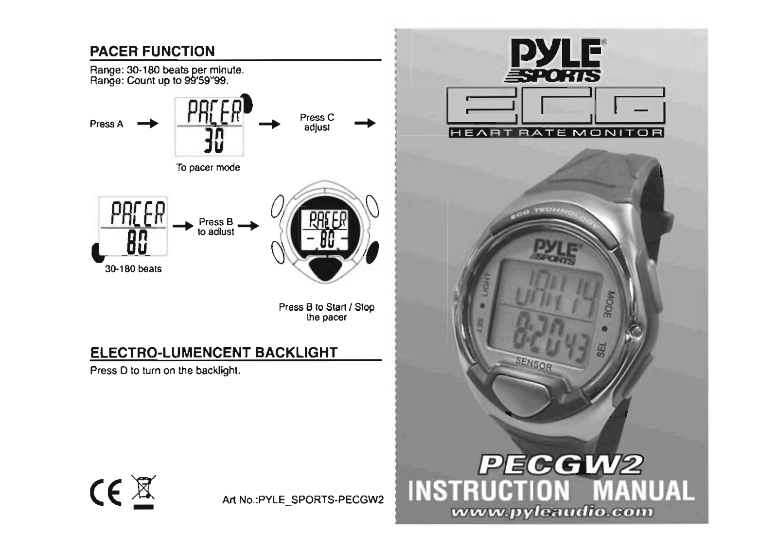 PYLE Audio PE-CGW2 User Guide - ManualMachine.com