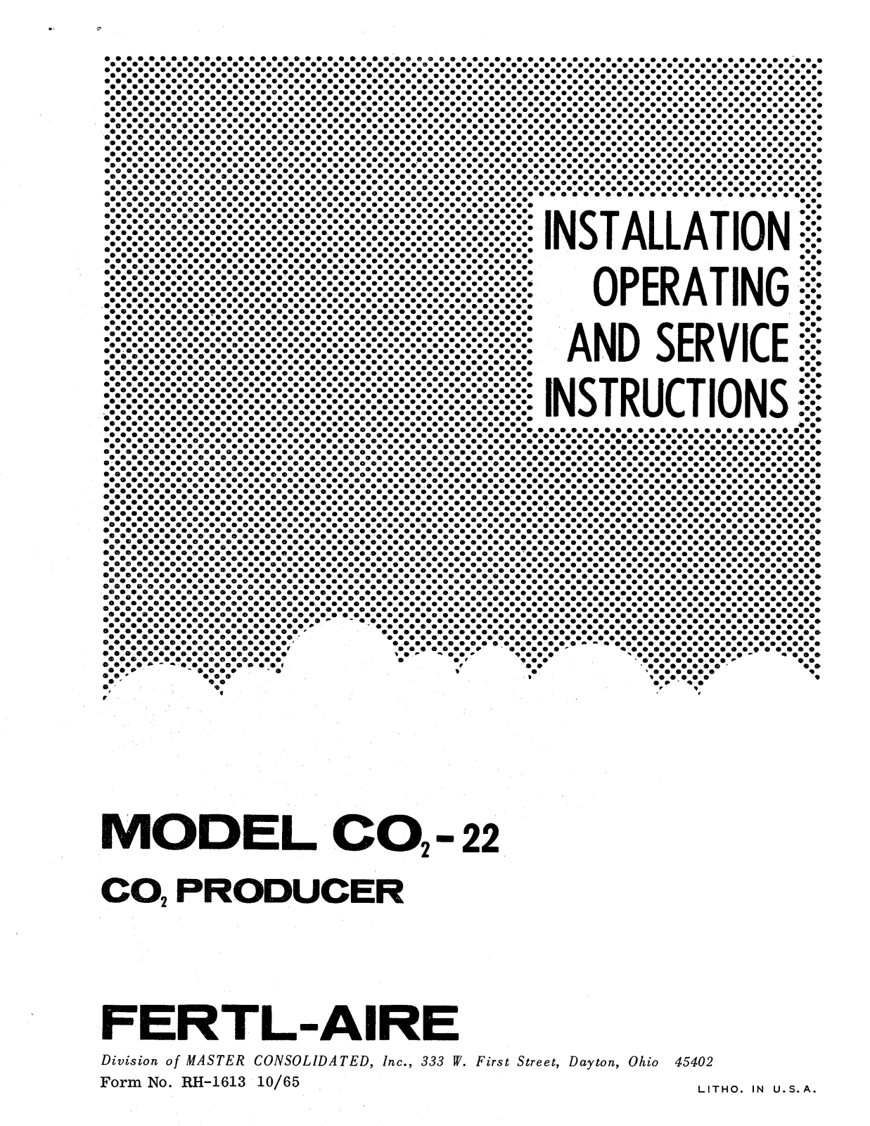 Desa Tech CO2-22 Owner's Manual