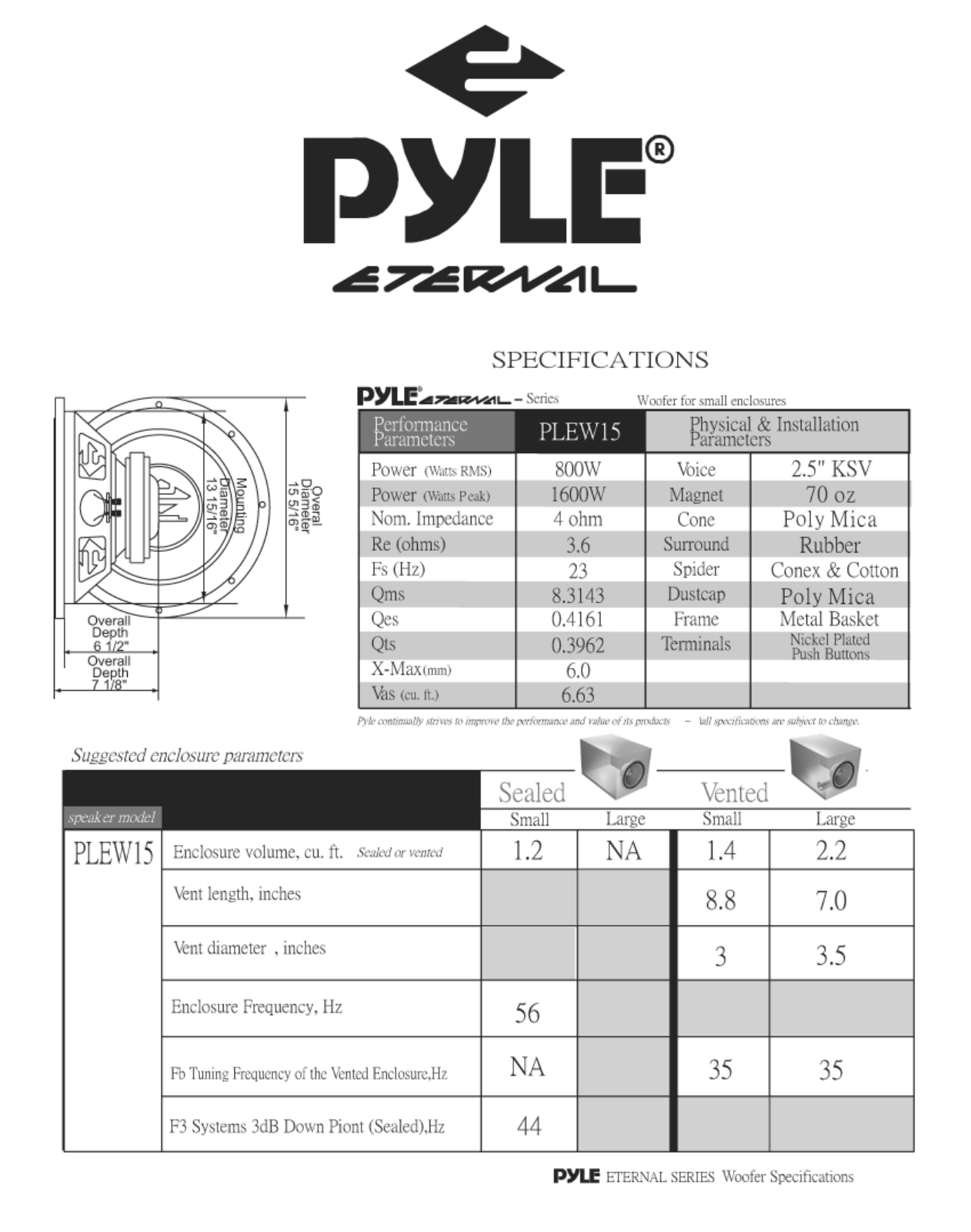 Pyle PLEW-12 Owners manual