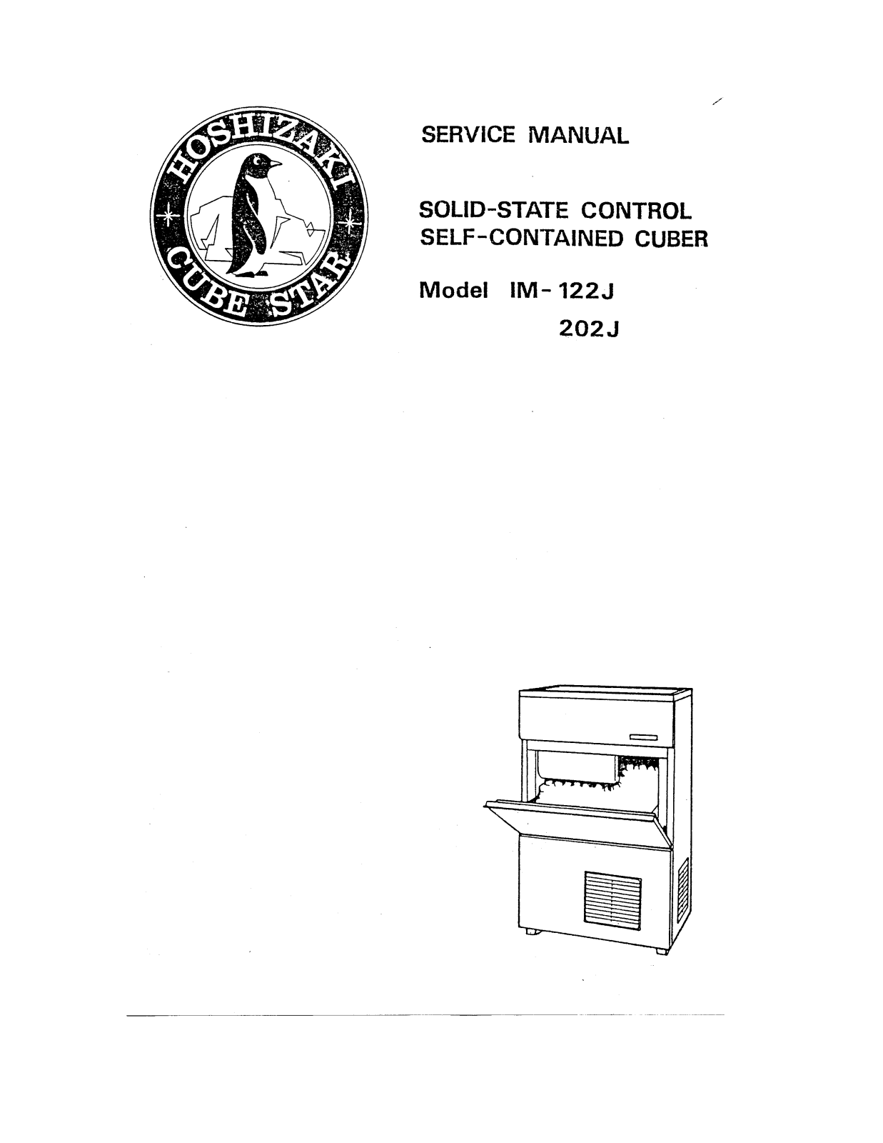 Hoshizaki IM-202J, IM-122J User Manual