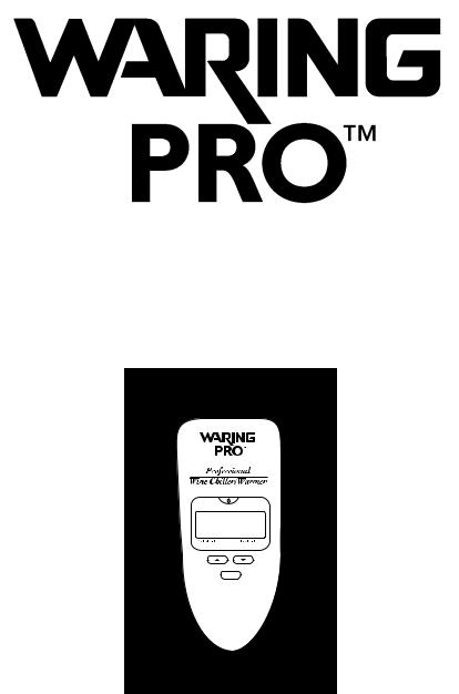 Waring Pro PC100 User Manual