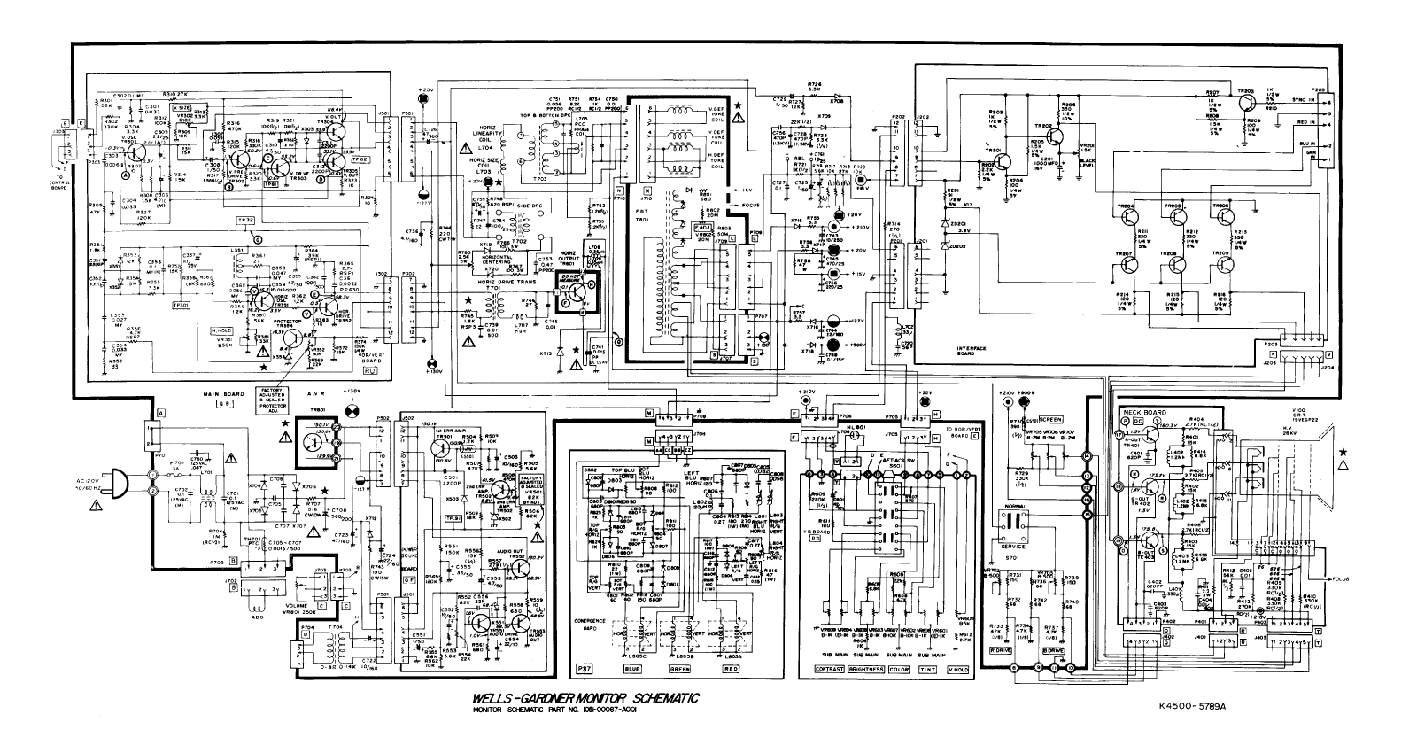 Wells-Gardner WG-K4500 User Guide