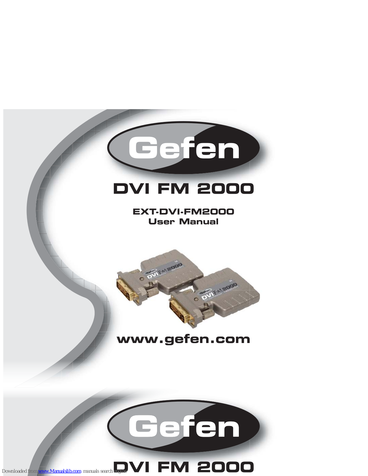 Gefen DVI FM 2000 User Manual