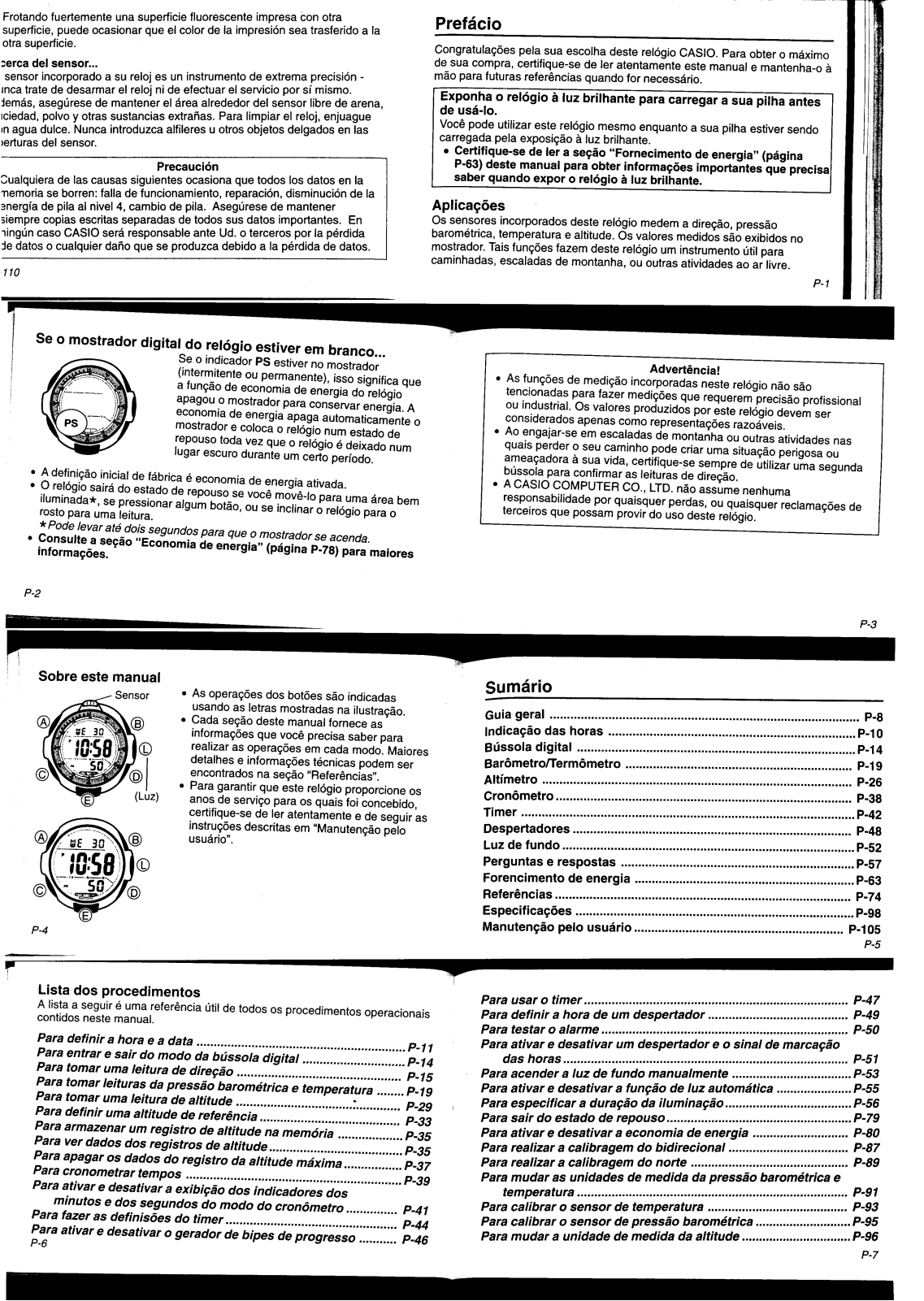 Casio QW-2872 User Manual