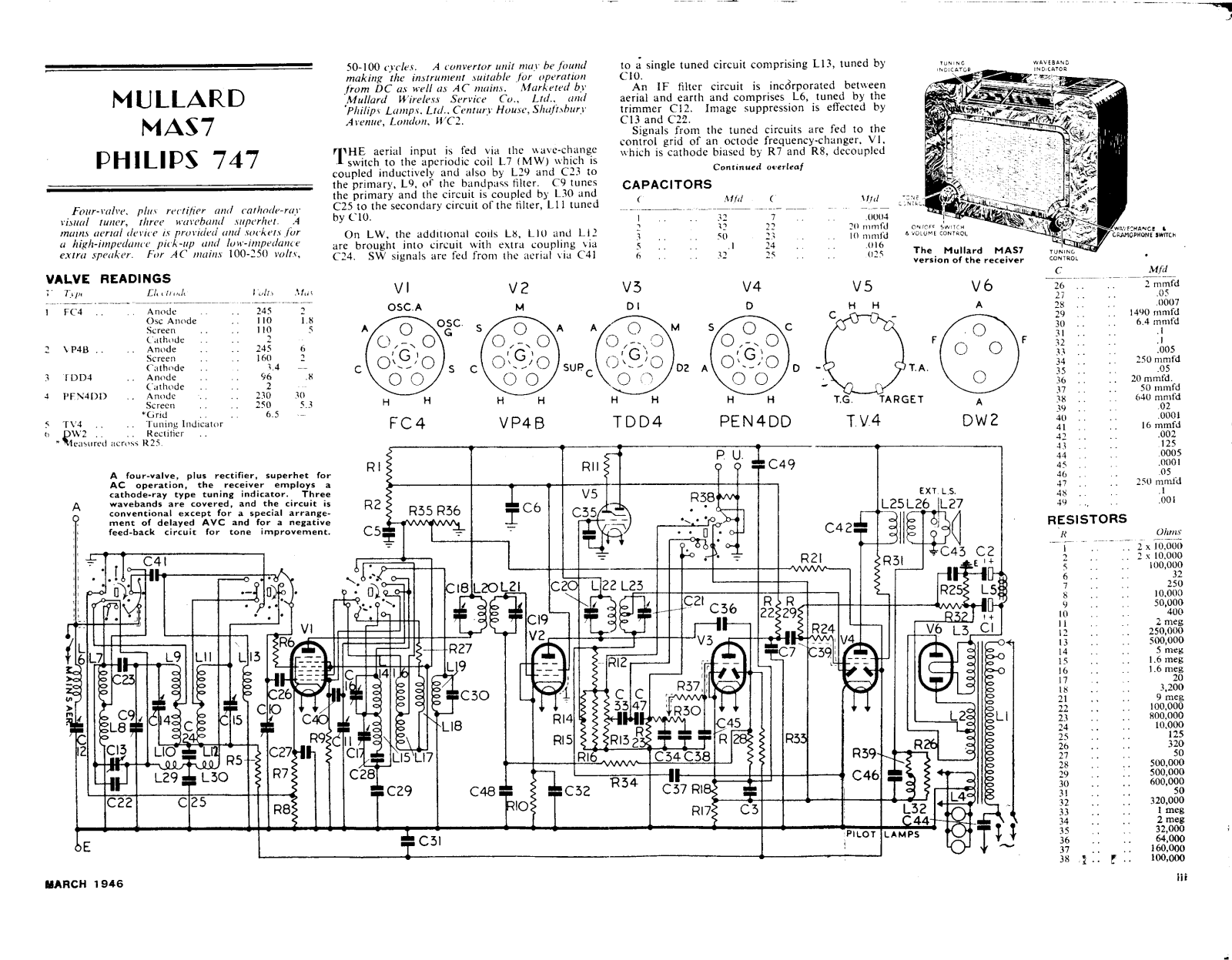 Philips 747 Service Manual