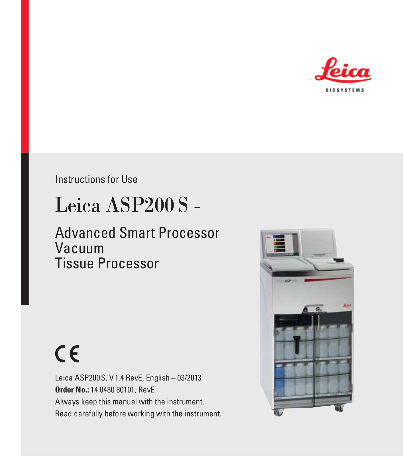 Leica ASP200 S User Manual