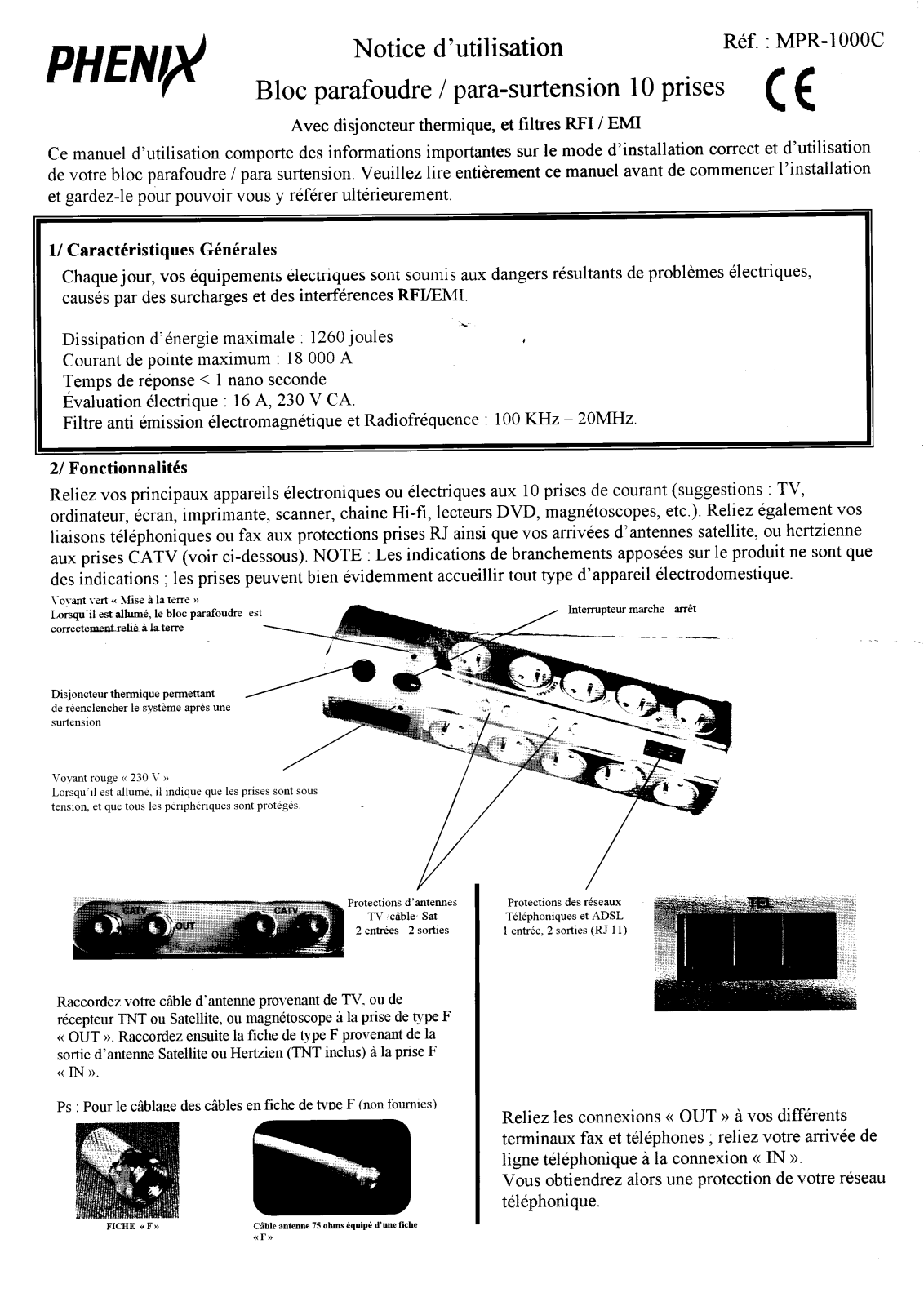 PHENIX MPR-1000C User Manual - ManualMachine.com