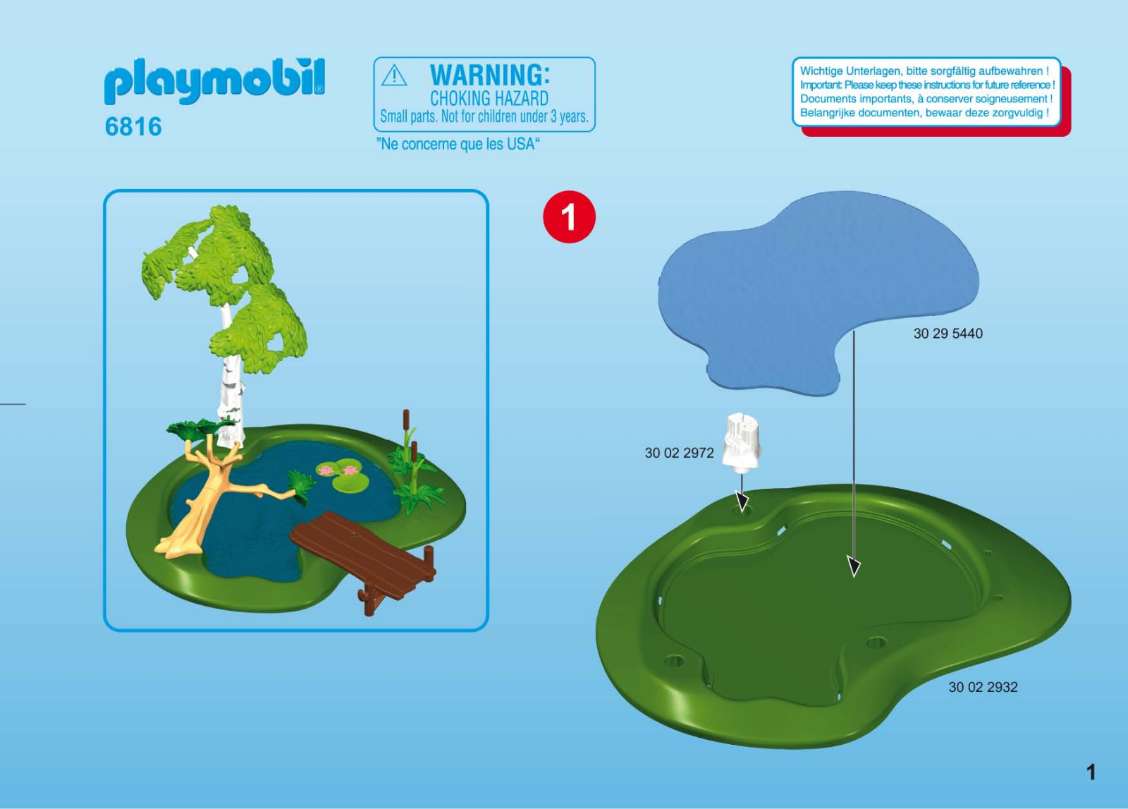 playmobil 6816 Instructions