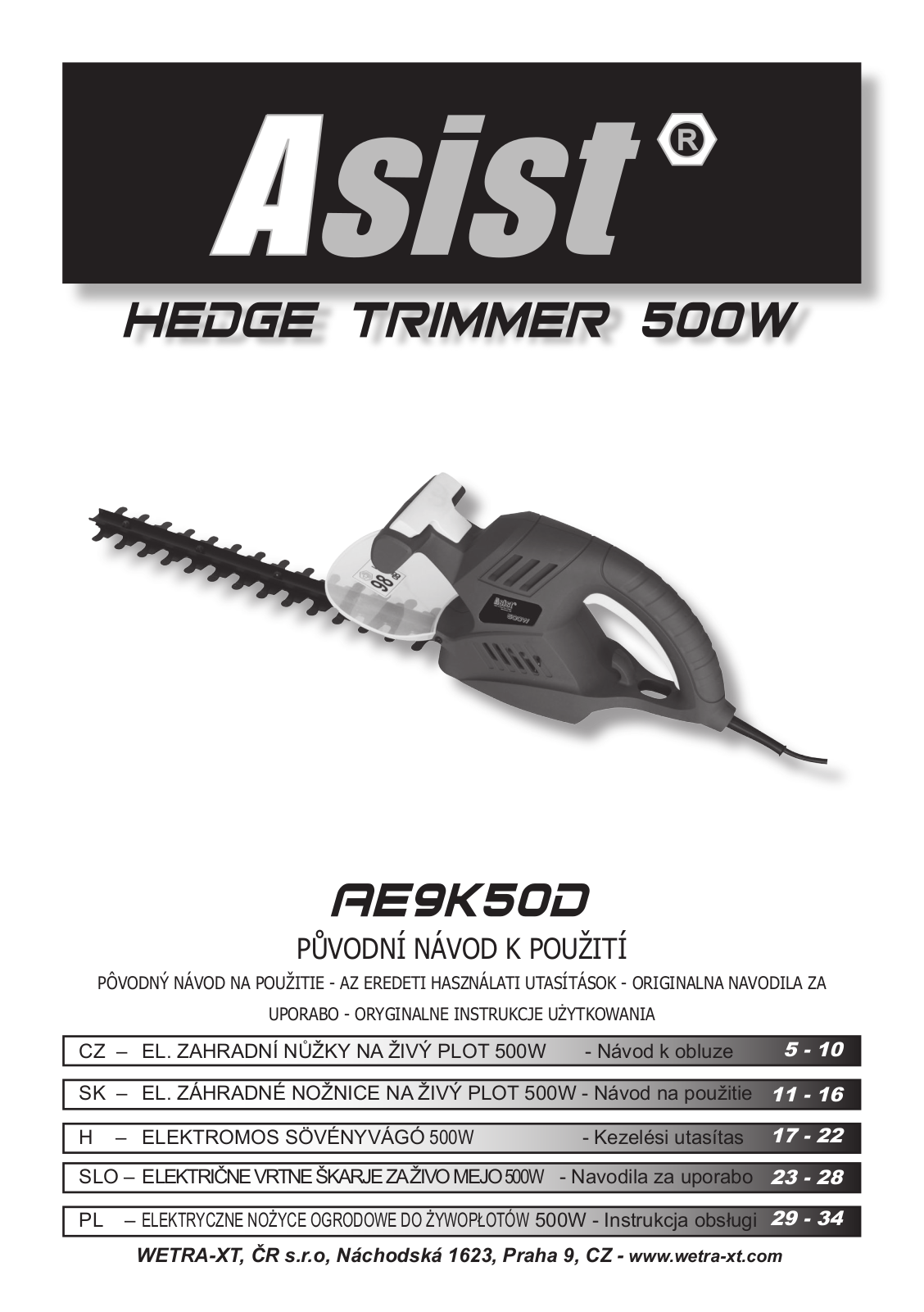 Asist AE9K50D User Manual