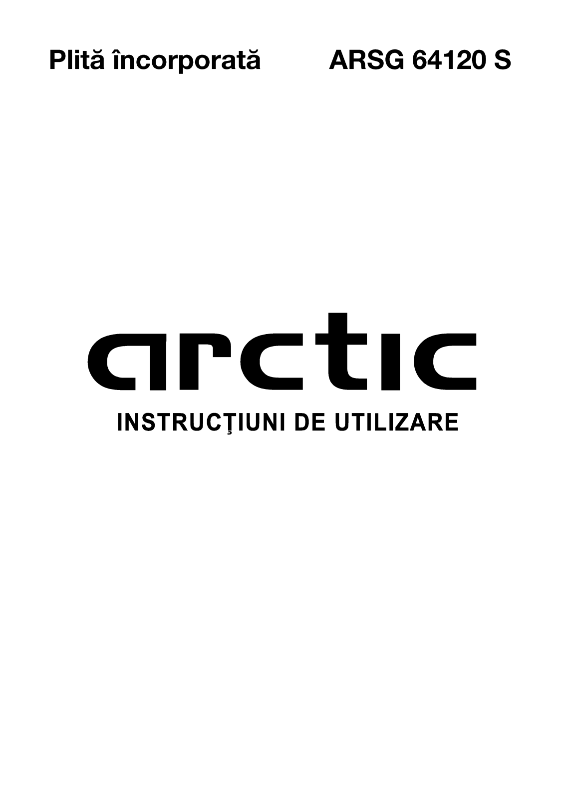 Arctic ARSG 64120S User guide - ManualMachine.com