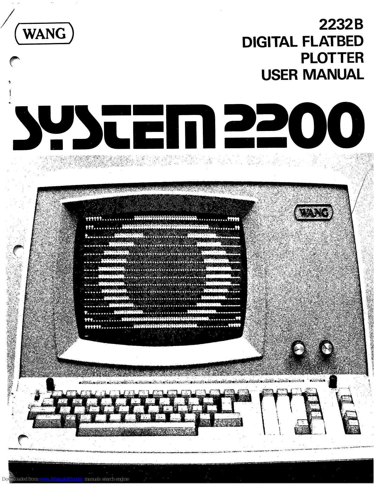 Wang 2232B User Manual