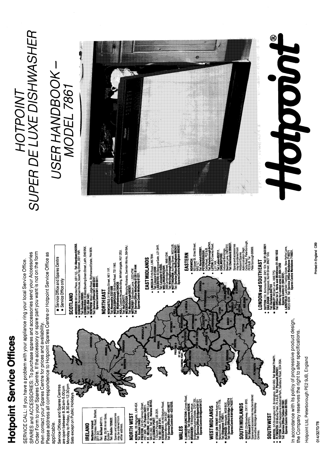 Hotpoint-Ariston HB7861 User Manual