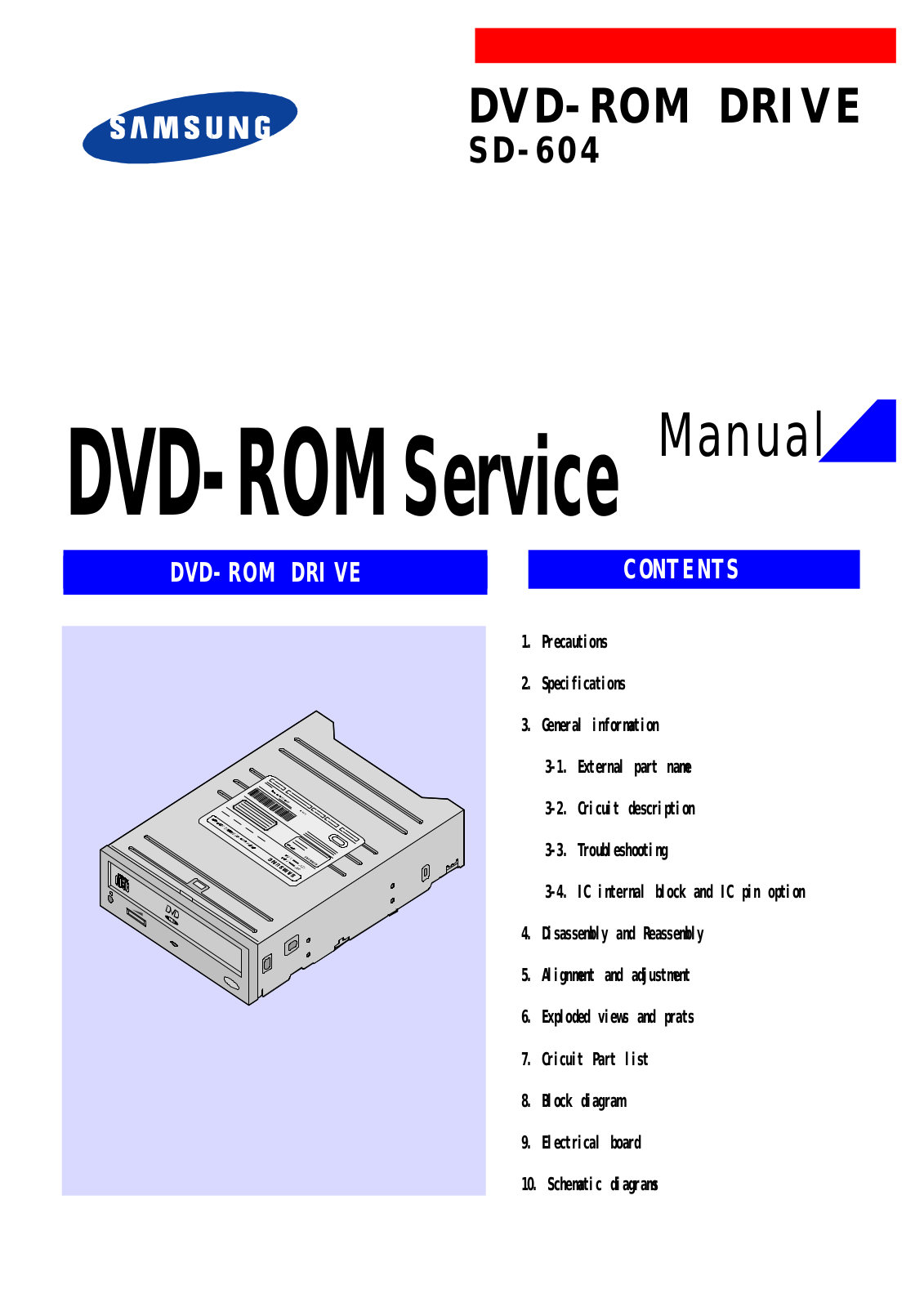 Samsung SD604 Service Manual