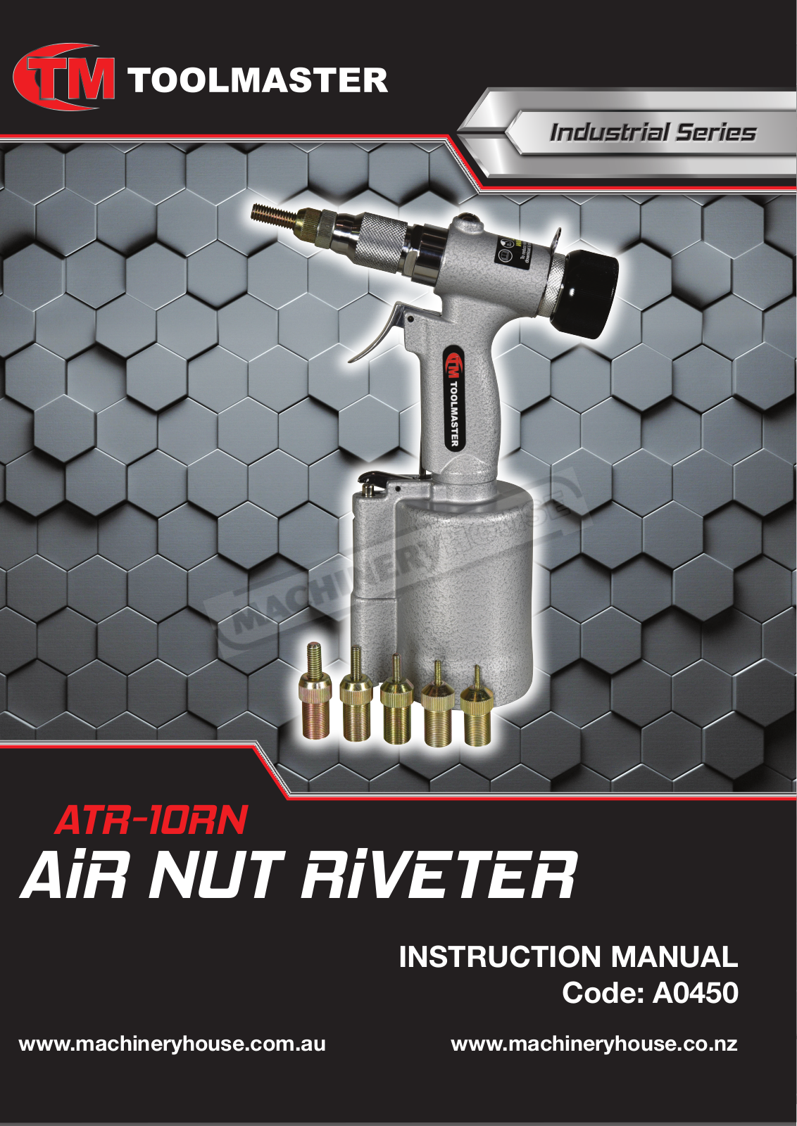 TOOLMASTER A0450, ATR-10RN Instructions Manual - ManualMachine.com