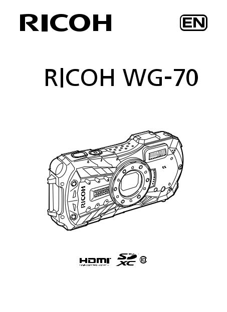 Ricoh WG-70 Quick Start Guide