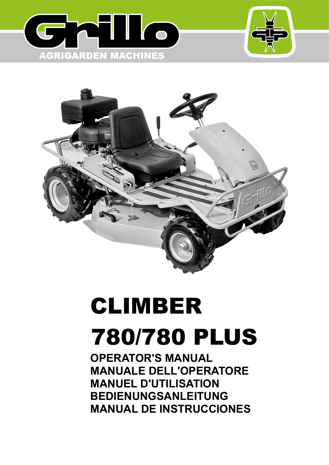 Grillo Climber 780 User Manual