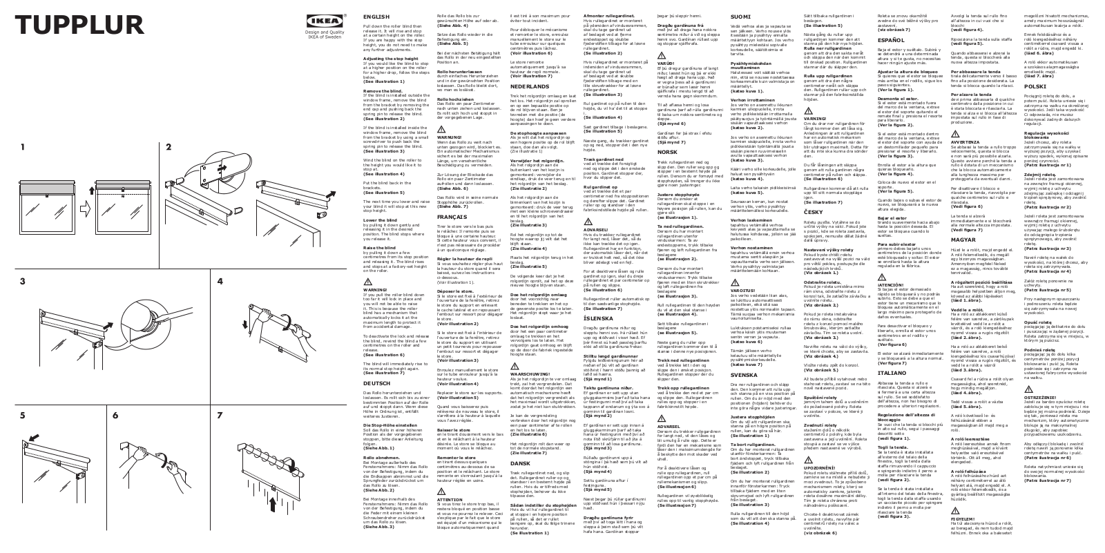 IKEA TUPPLUR User Manual