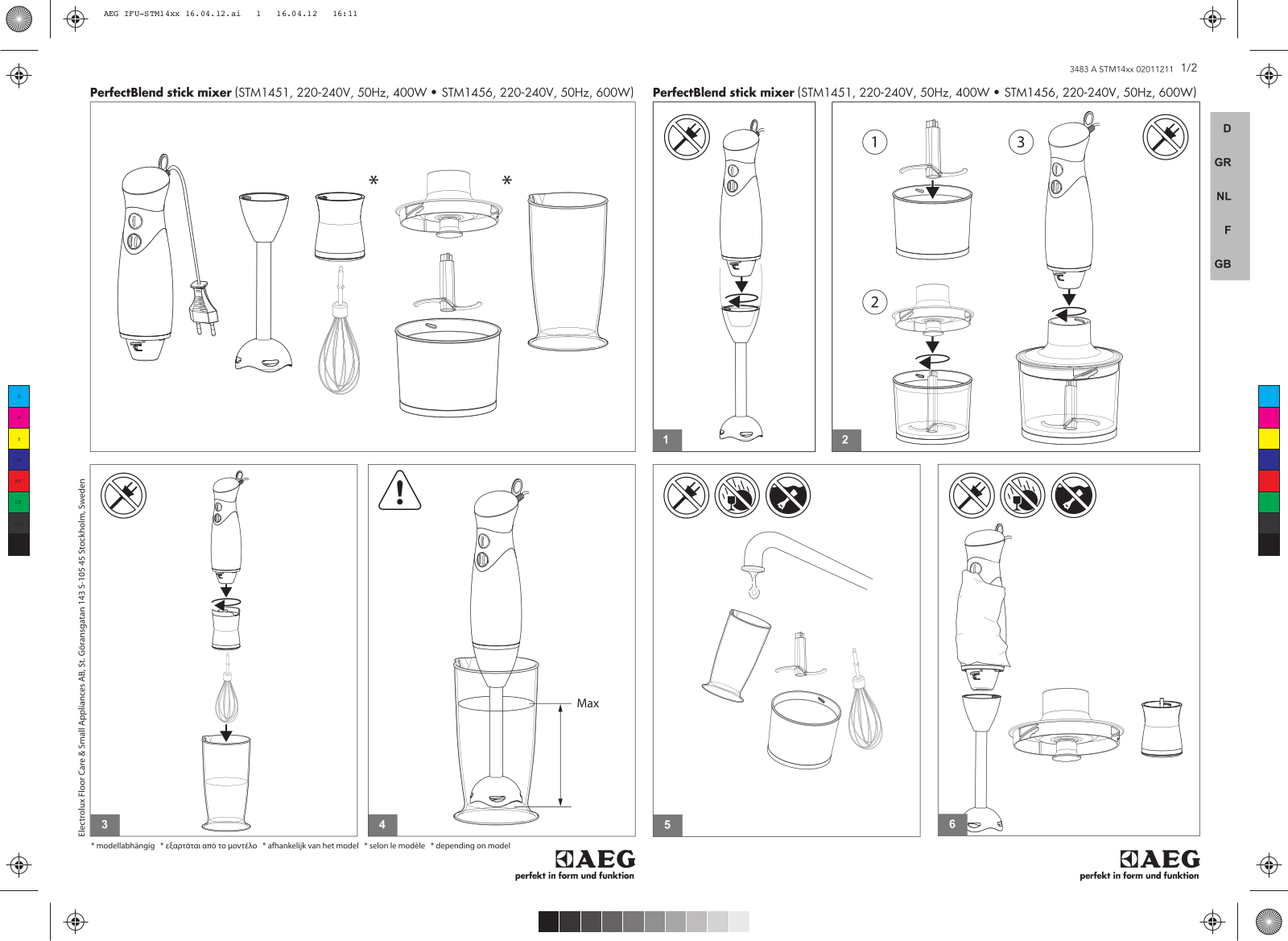 AEG-Electrolux STM1456, STM1451 User Manual