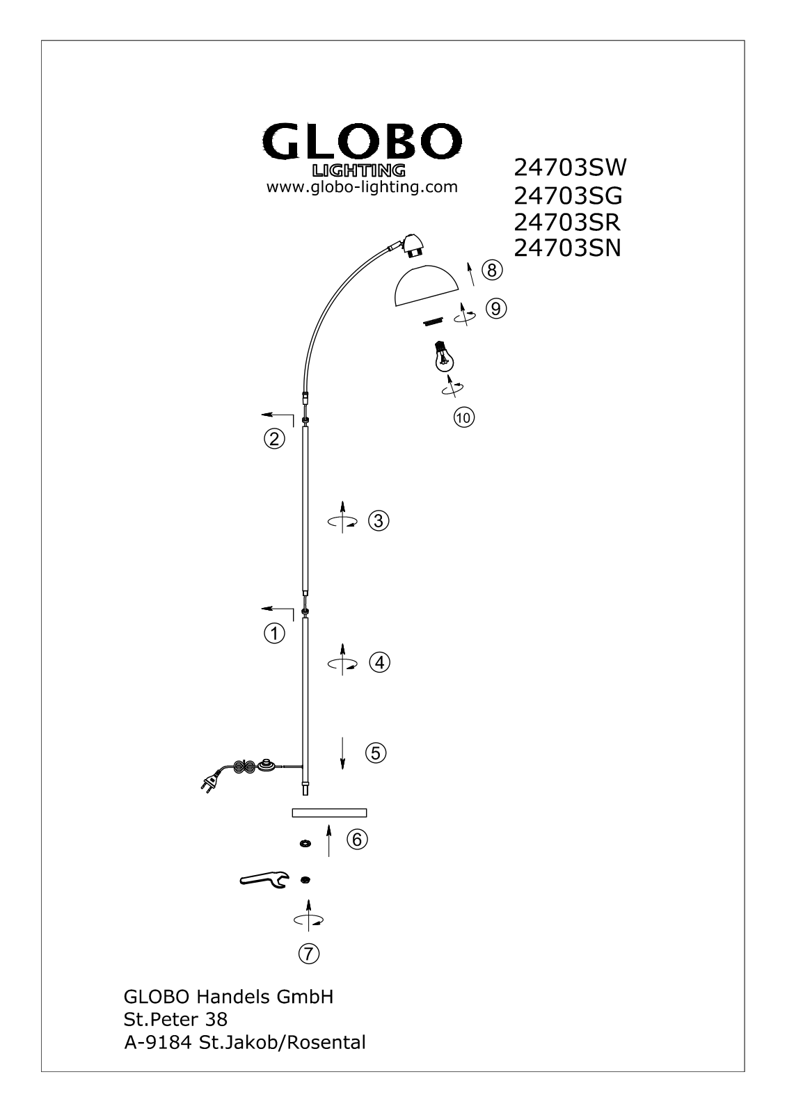 GLOBO 24703SN User guide - ManualMachine.com