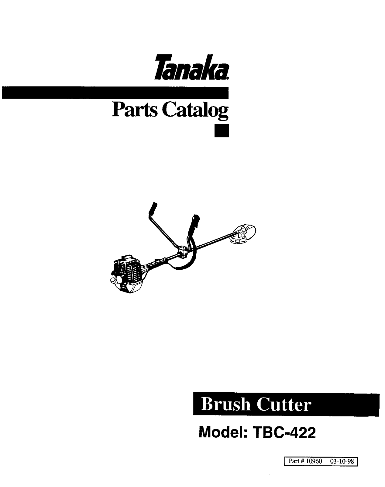 Tanaka TBC-422 User Manual