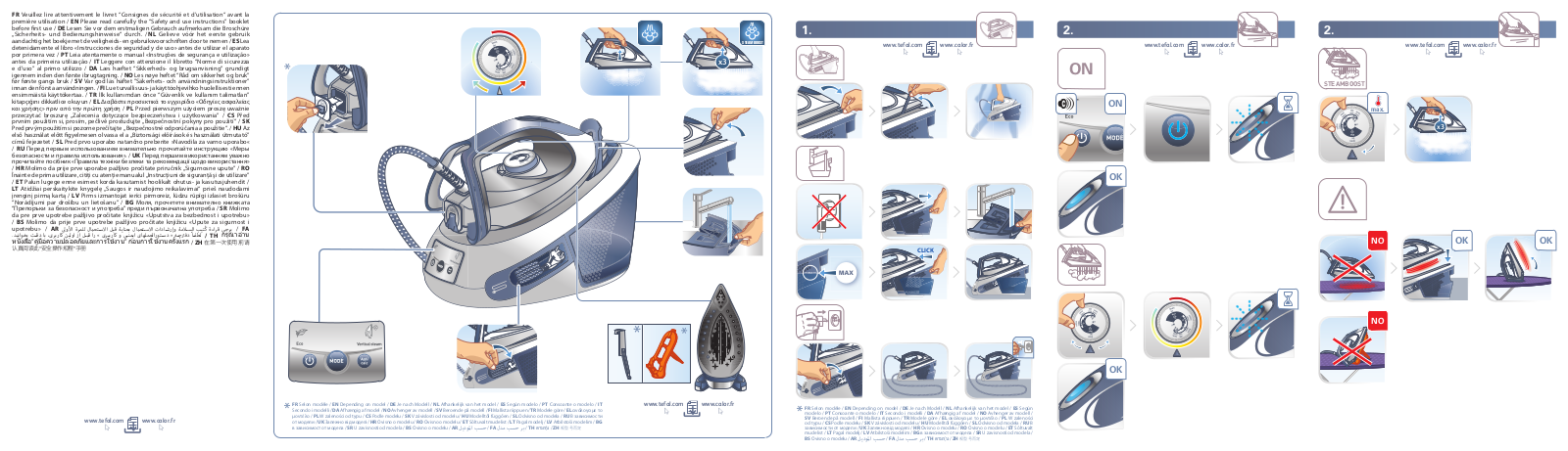 Tefal SV8010 Anti-Calc User manual