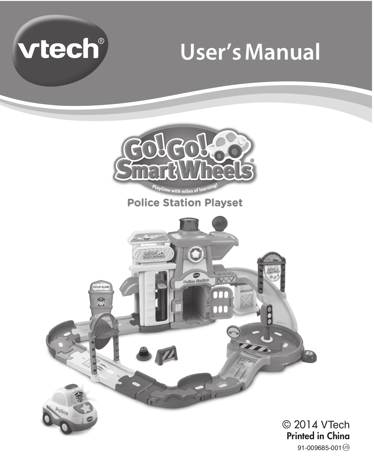 VTech Go! Go! Smart Wheels - Police Station Playset Owner's Manual