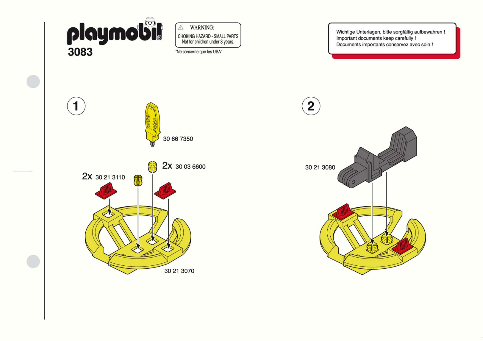 Playmobil 3083 Instructions