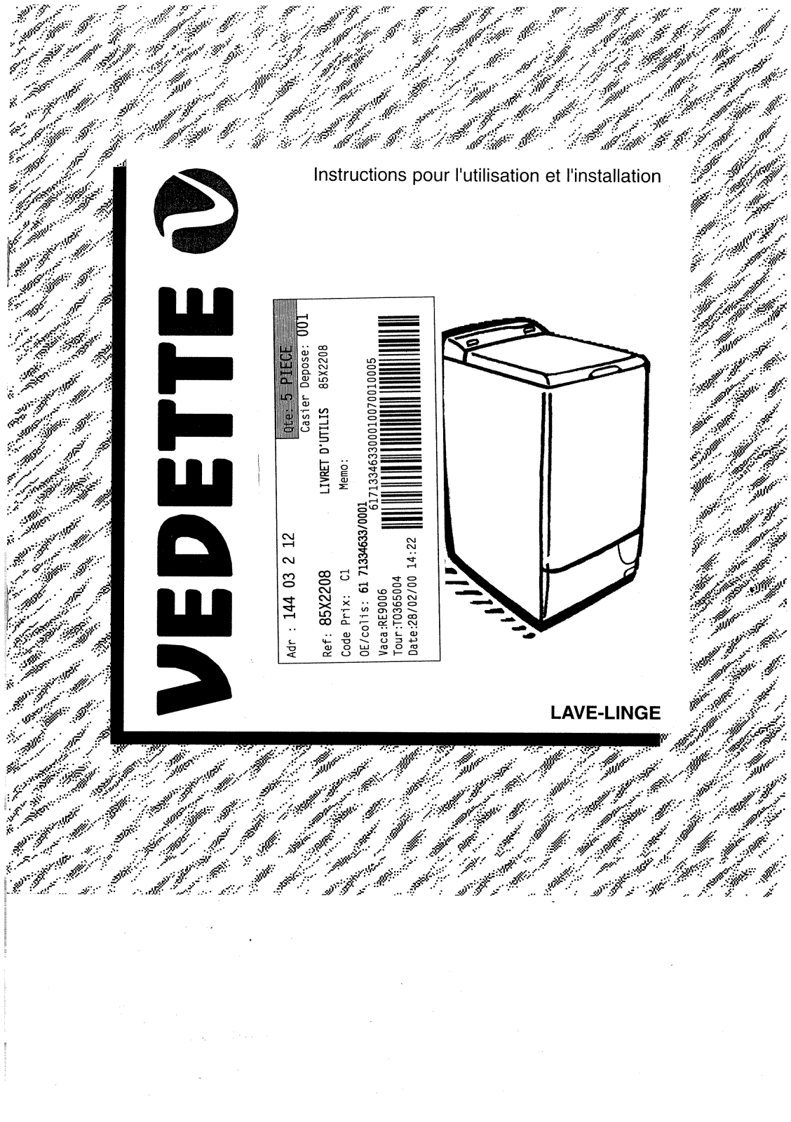 VEDETTE EG8093, EG8095 User Manual