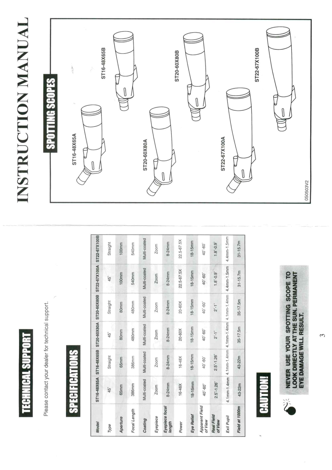 Dörr ST16-48X65A, ST16-48X65B, ST20-60X80A, ST20-60X80B, ST22-67X100A User manual