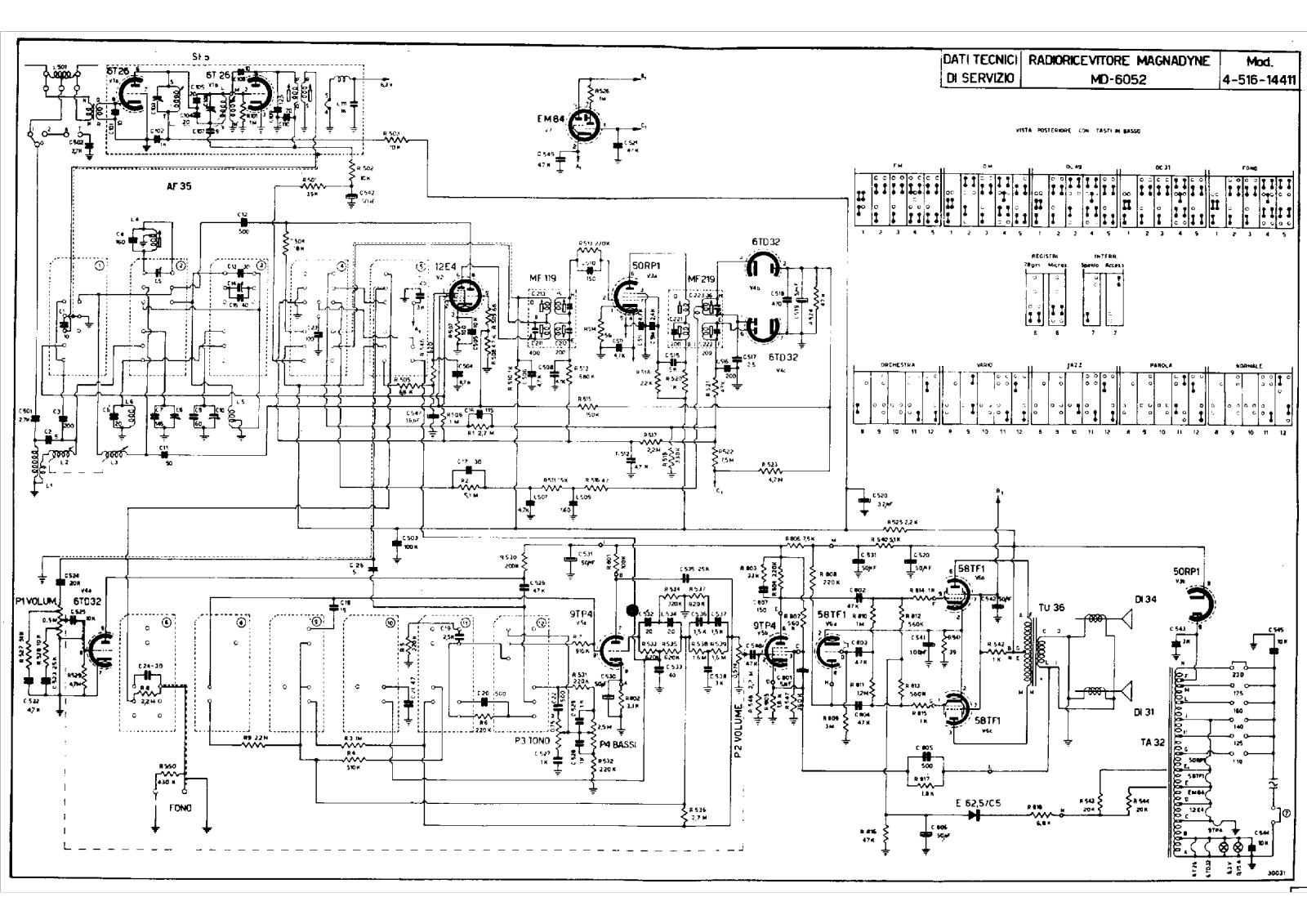 Magnadyne md6052 schematic