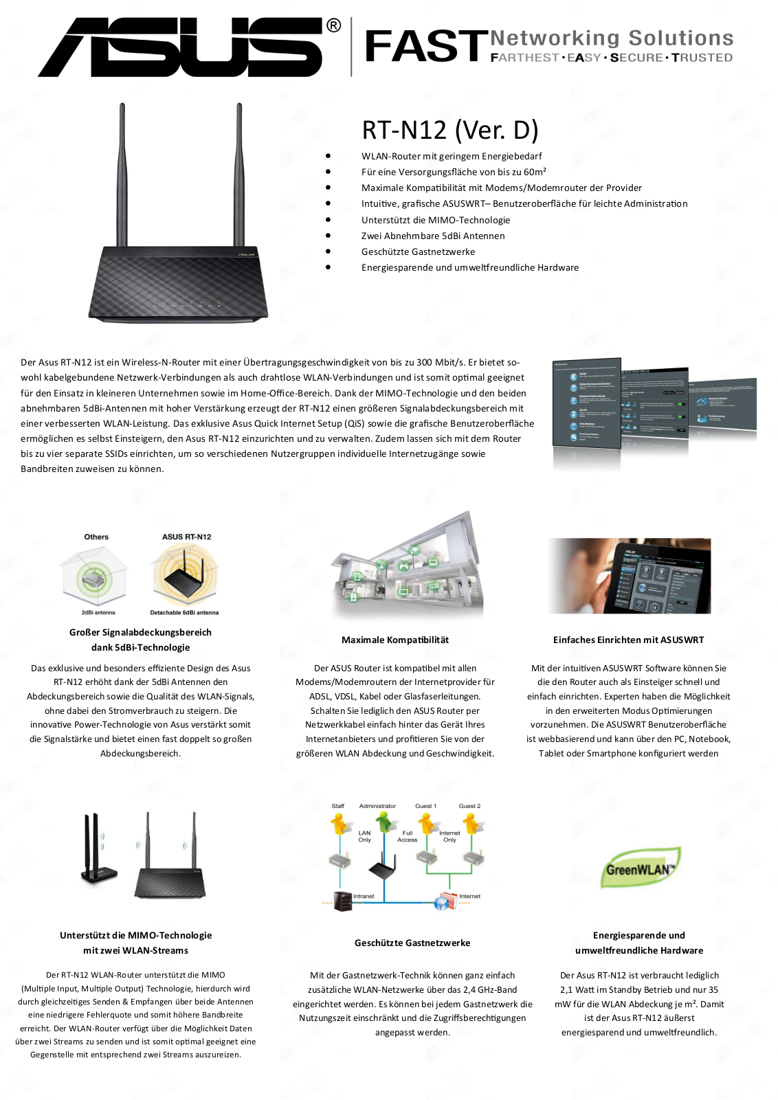 ASUS RT-N12 D1 User Manual