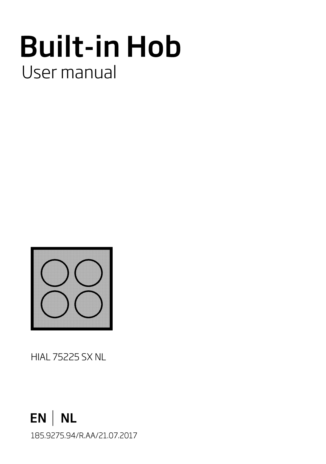 Beko HIAL 75225 SX NL User manual