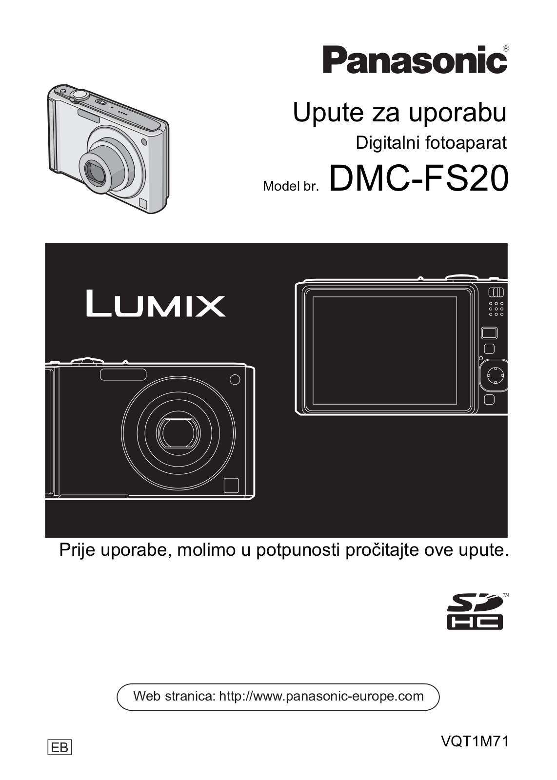 PANASONIC DMCFS20 User Manual