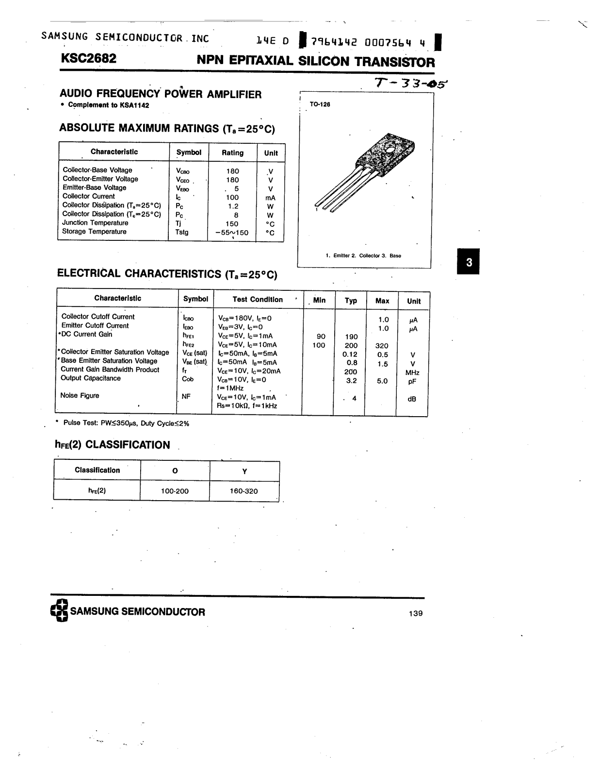 Philips ksc2682 DATASHEETS