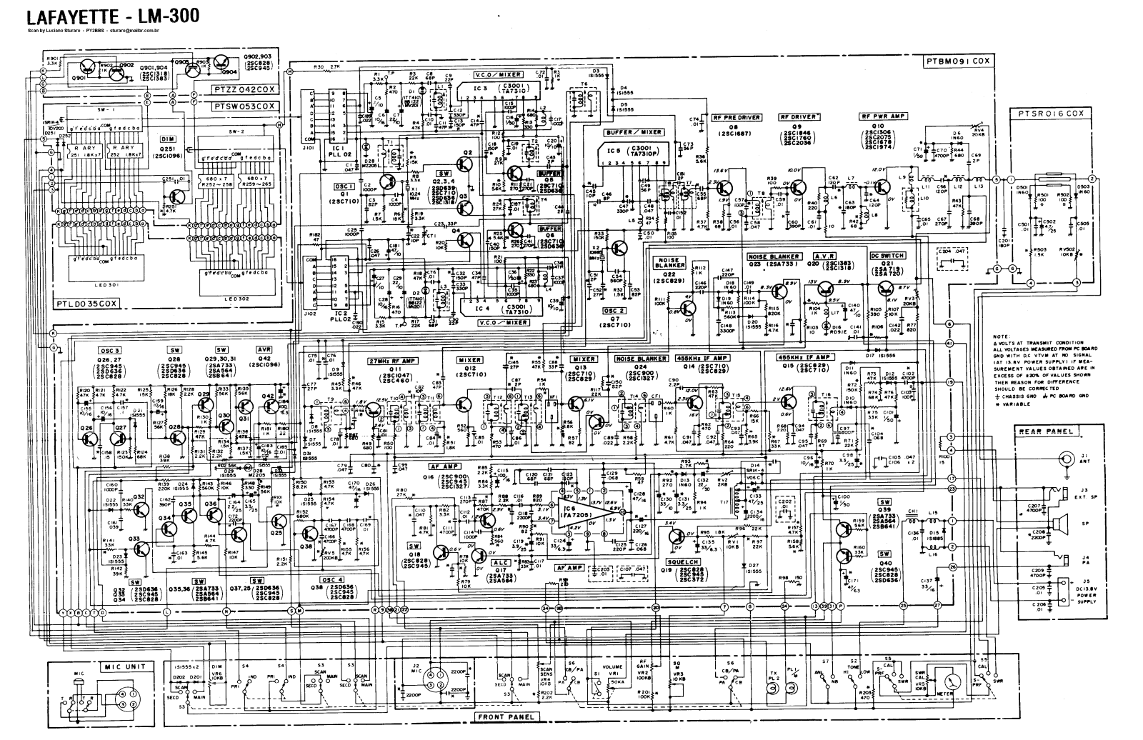 Lafayette LM-300 Schematic