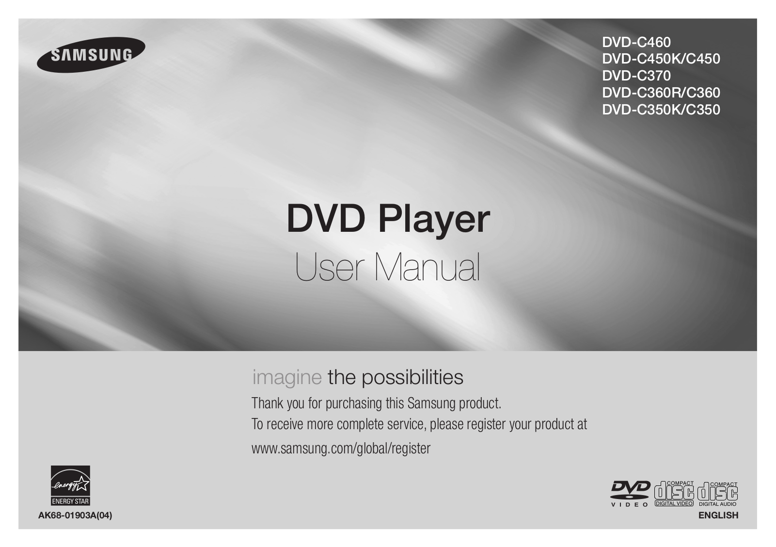 Samsung DVD-C460, DVD-C450, DVD-C370, DVD-C360R User Manual