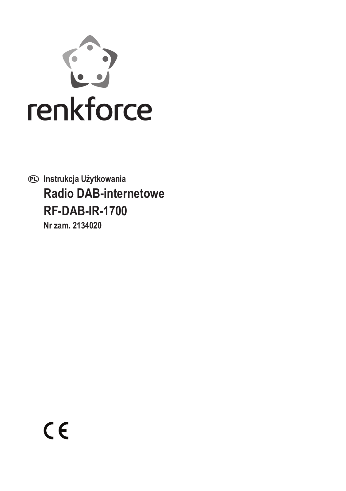 Renkforce RF-DAB-IR-1700 User guide